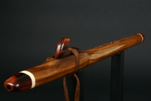 Teak Native American Flute, Minor, Mid G-4, #E40A